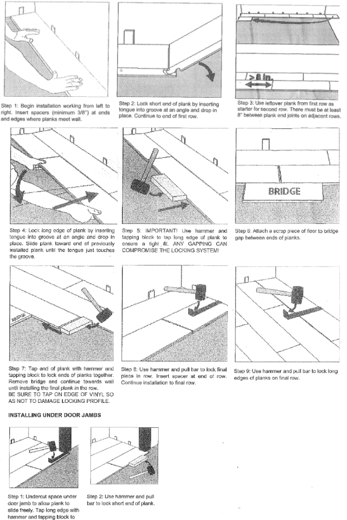 SPC Installation Instructions Cordalera Floors